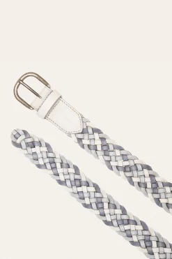 35MM Tonal Woven Leather Belt^Frye Outlet