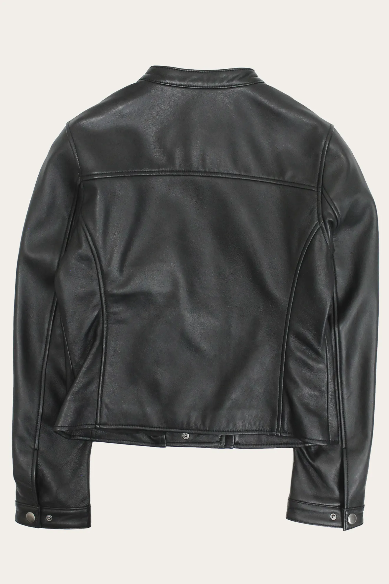 Modern Biker-racer Leather Jacket^Frye