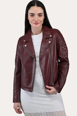 Oxblood Biker Jacket^Frye Outlet