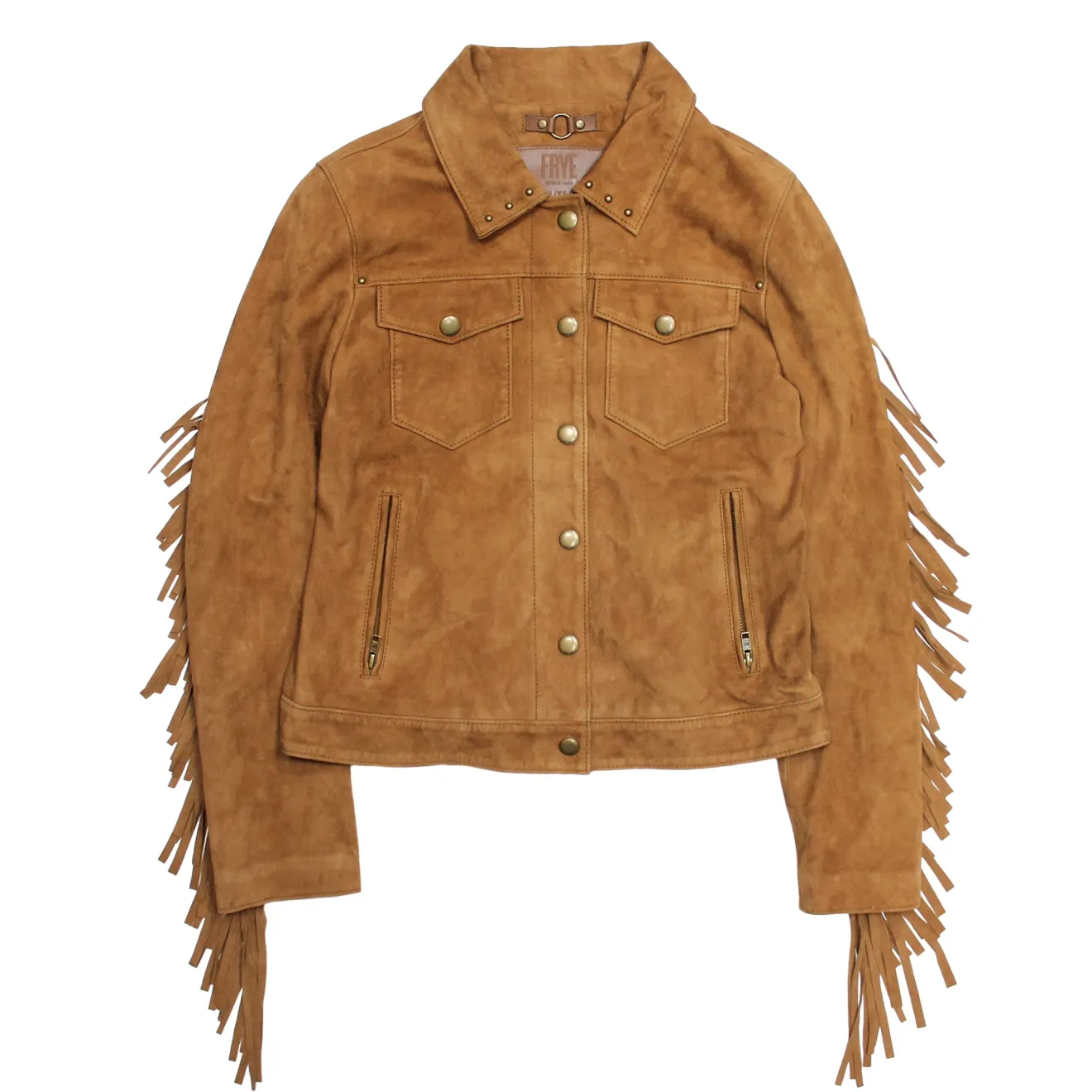 Oxblood Fringed Jacket^Frye Discount