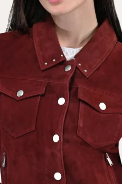 Oxblood Fringed Jacket^Frye Discount