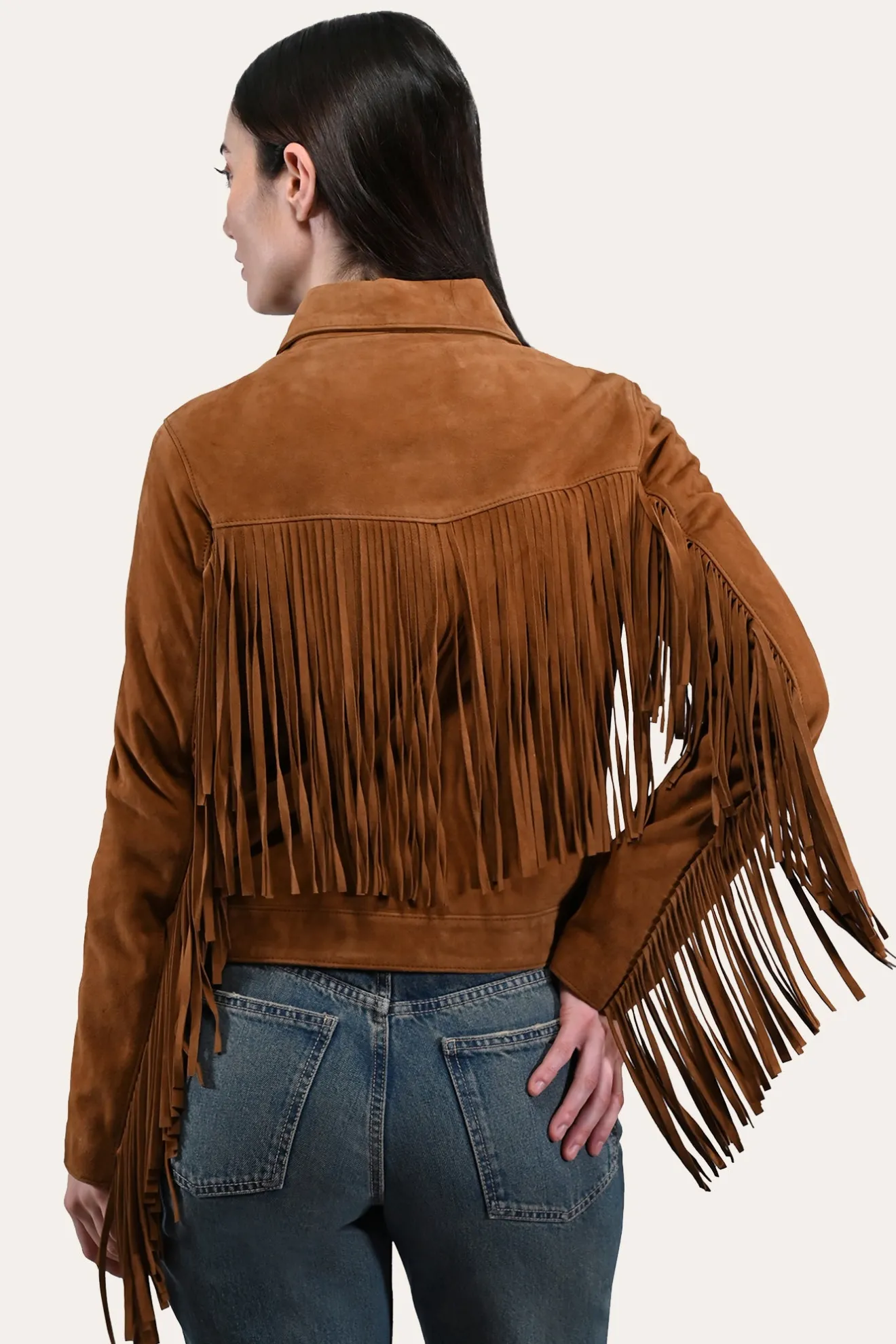 Oxblood Fringed Jacket^Frye Discount