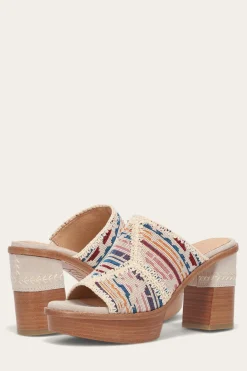 Pipa Crochet Platform Sandal^Frye New
