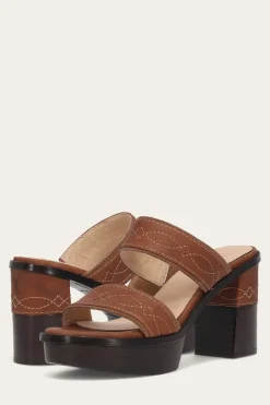 Pipa Woodstock 2 Band Platform Sandal^Frye Clearance