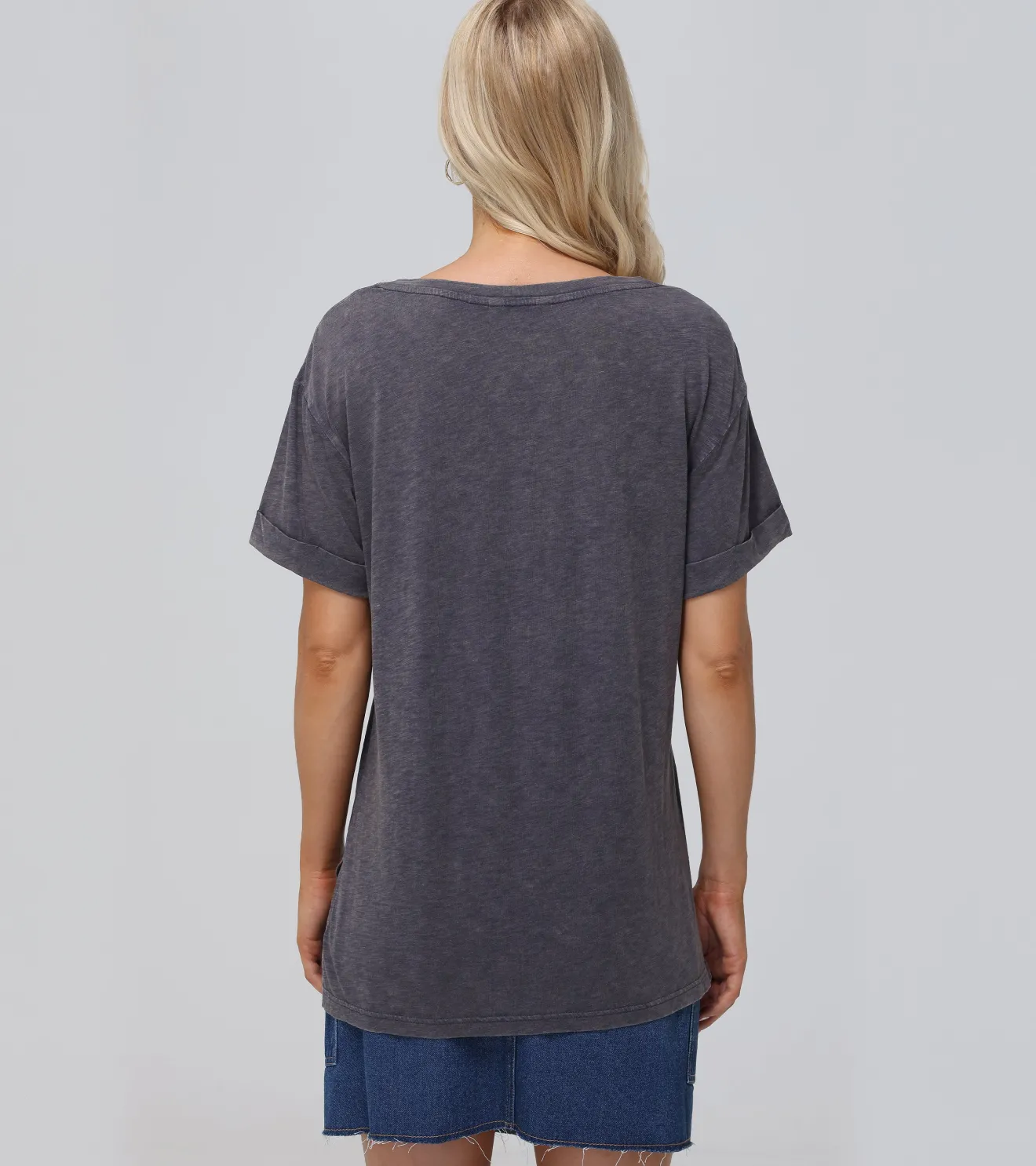 Rolled Cuff Graphic Tee^Frye Clearance