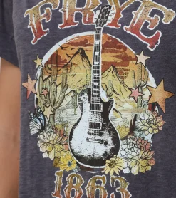 Rolled Cuff Graphic Tee^Frye Clearance