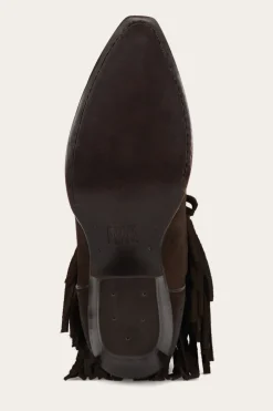 Sacha Short Fringe Bootie^Frye New