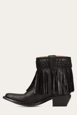 Sacha Short Fringe Bootie^Frye New