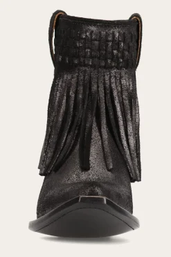 Sacha Short Fringe Bootie^Frye New