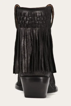 Sacha Short Fringe Bootie^Frye New