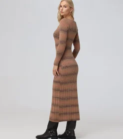 Sweetheart Neck Space Dye Sweater Dress^Frye Sale
