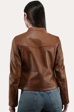 Tobacco Cafe Racer Jacket^Frye Online