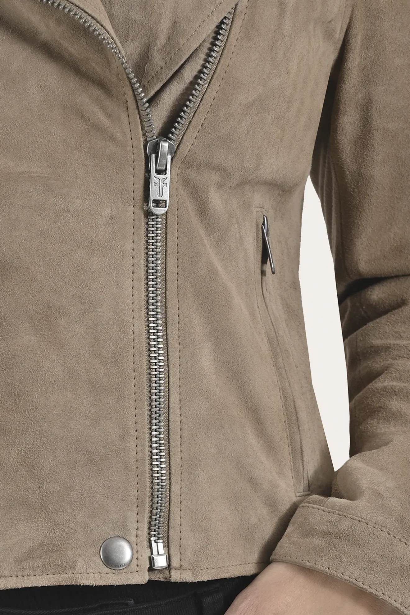 Versatile Biker-racer Leather Jacket^Frye Best