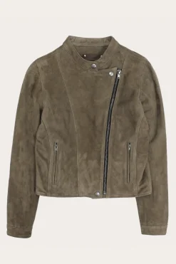Versatile Biker-racer Leather Jacket^Frye Best
